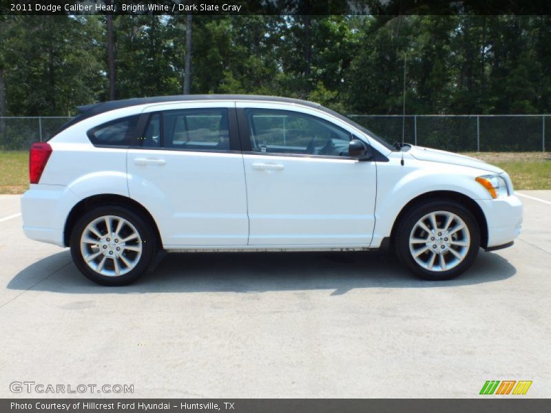 Bright White / Dark Slate Gray 2011 Dodge Caliber Heat