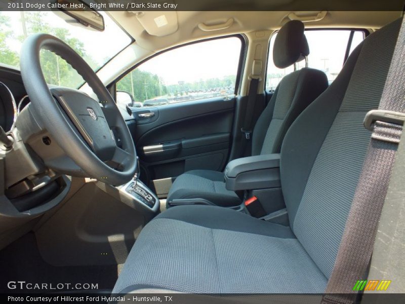 Bright White / Dark Slate Gray 2011 Dodge Caliber Heat