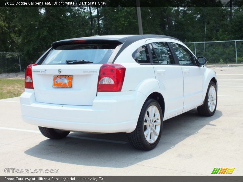Bright White / Dark Slate Gray 2011 Dodge Caliber Heat