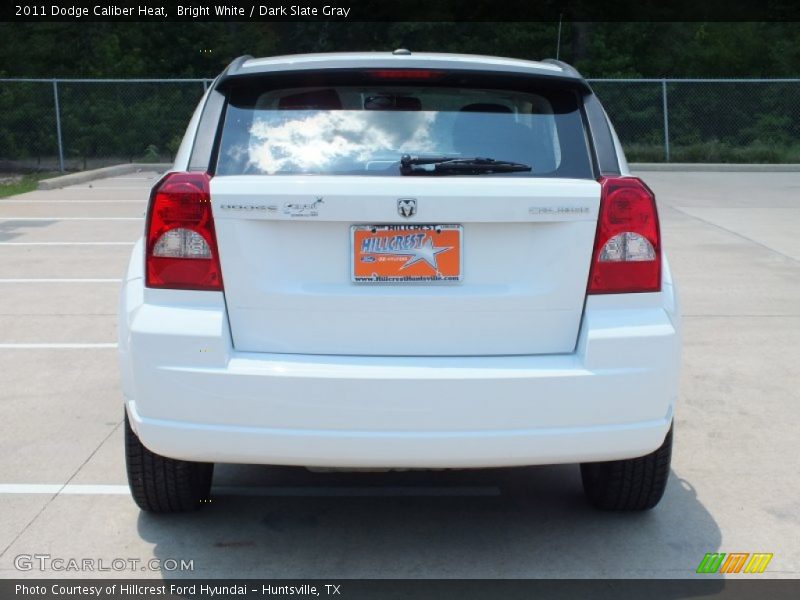 Bright White / Dark Slate Gray 2011 Dodge Caliber Heat