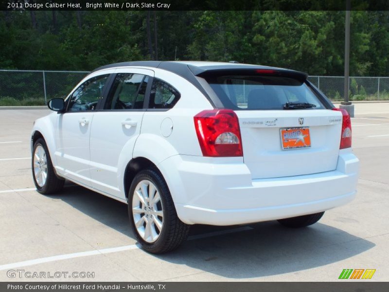 Bright White / Dark Slate Gray 2011 Dodge Caliber Heat