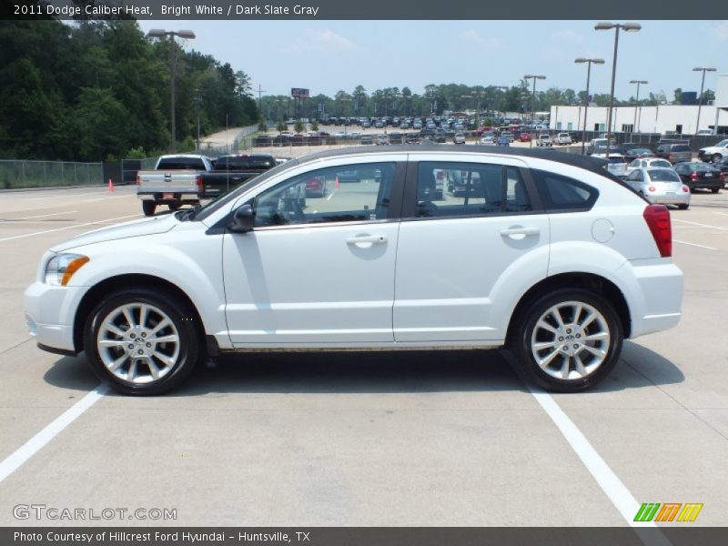 Bright White / Dark Slate Gray 2011 Dodge Caliber Heat
