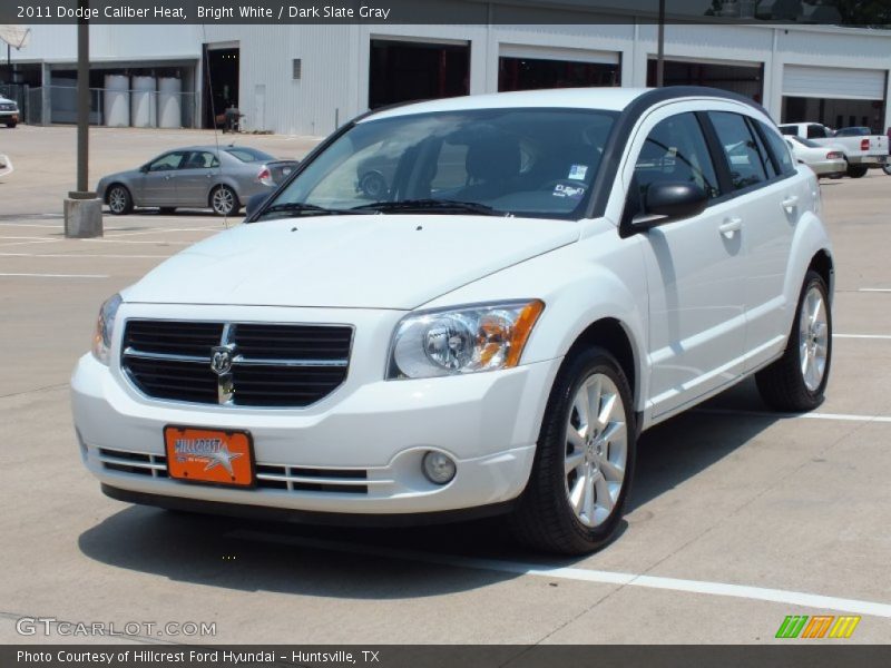 Bright White / Dark Slate Gray 2011 Dodge Caliber Heat