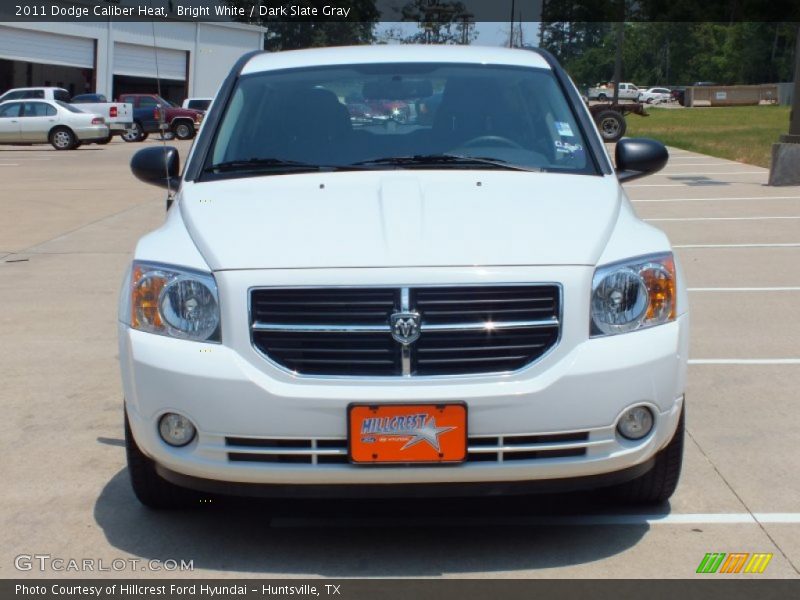 Bright White / Dark Slate Gray 2011 Dodge Caliber Heat