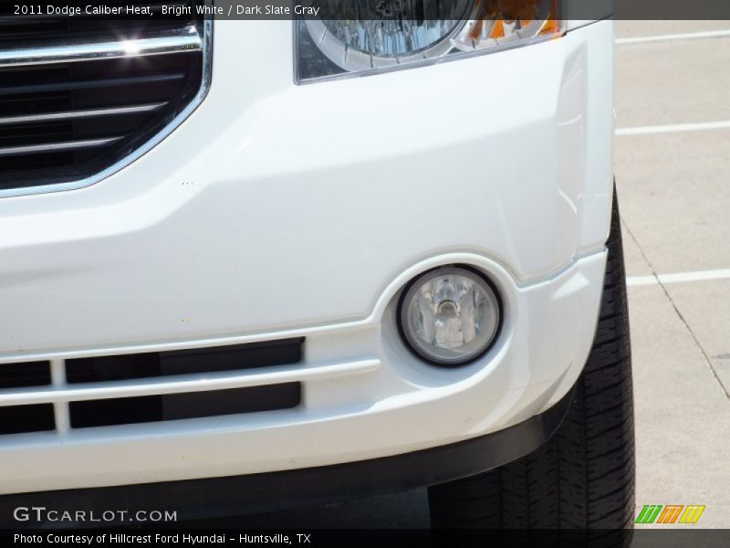 Bright White / Dark Slate Gray 2011 Dodge Caliber Heat