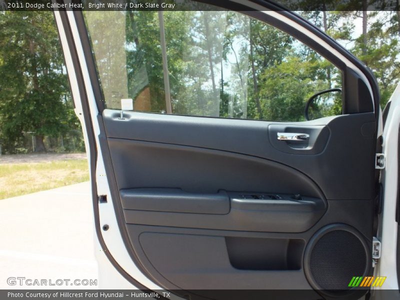 Bright White / Dark Slate Gray 2011 Dodge Caliber Heat