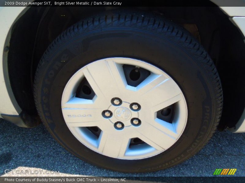 Bright Silver Metallic / Dark Slate Gray 2009 Dodge Avenger SXT