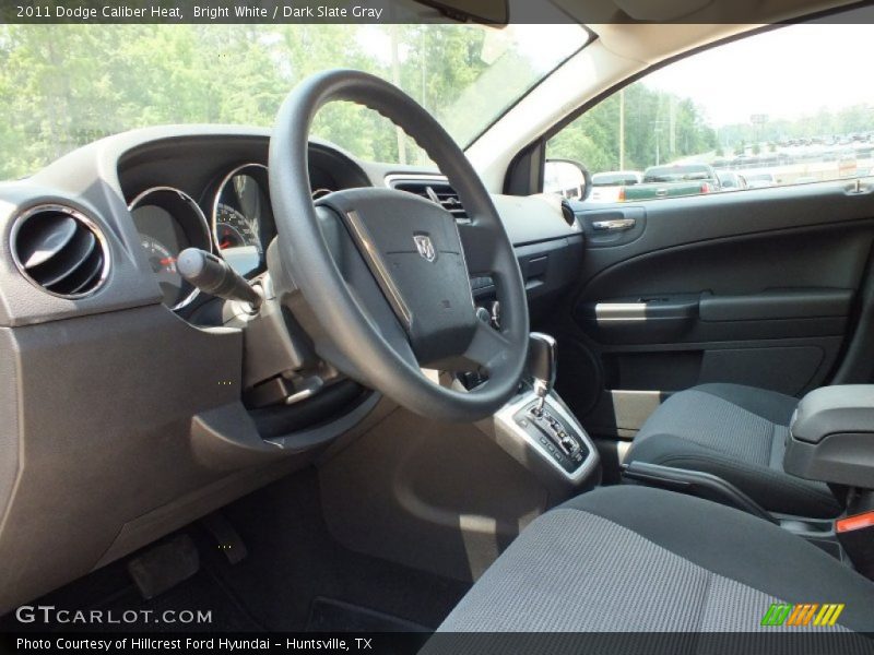 Bright White / Dark Slate Gray 2011 Dodge Caliber Heat