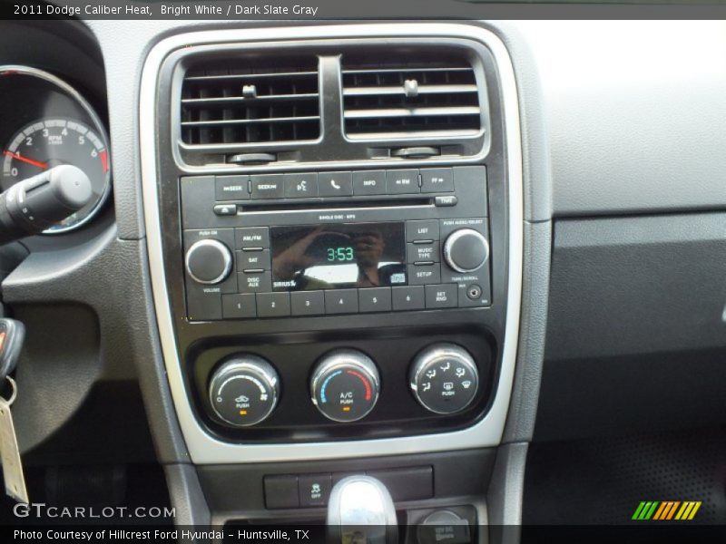 Bright White / Dark Slate Gray 2011 Dodge Caliber Heat