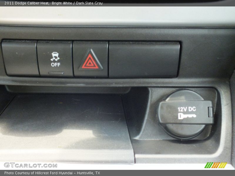 Bright White / Dark Slate Gray 2011 Dodge Caliber Heat
