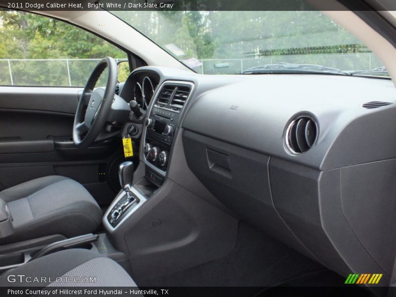 Bright White / Dark Slate Gray 2011 Dodge Caliber Heat