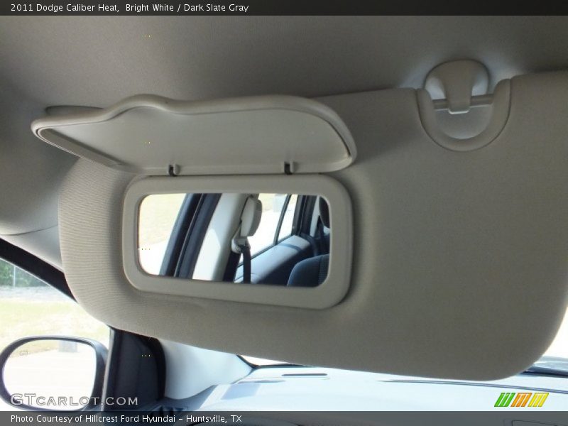 Bright White / Dark Slate Gray 2011 Dodge Caliber Heat