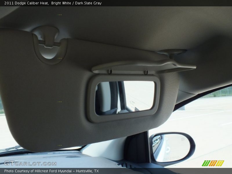 Bright White / Dark Slate Gray 2011 Dodge Caliber Heat