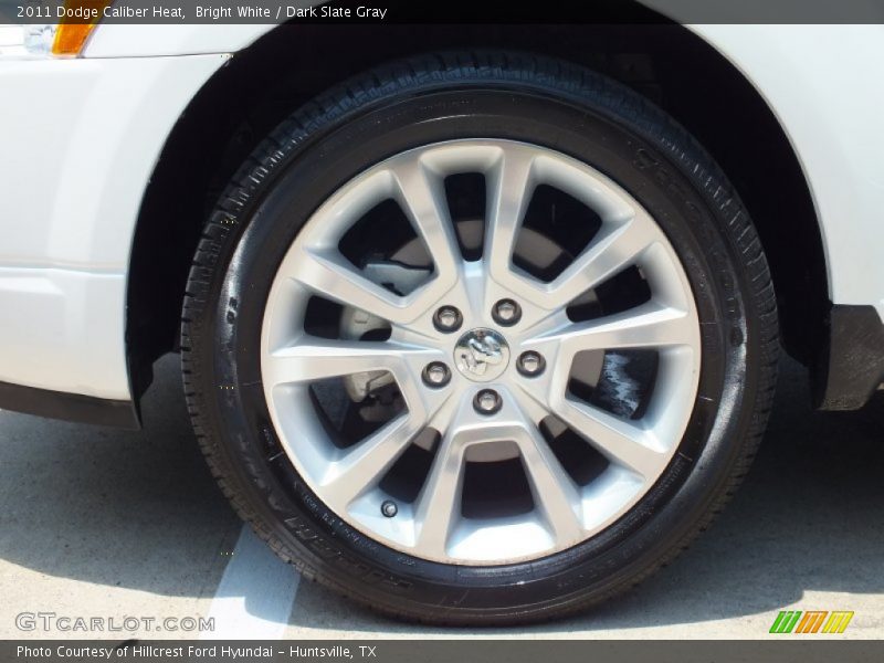 Bright White / Dark Slate Gray 2011 Dodge Caliber Heat