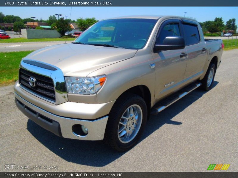 Desert Sand Mica / Black 2008 Toyota Tundra SR5 CrewMax