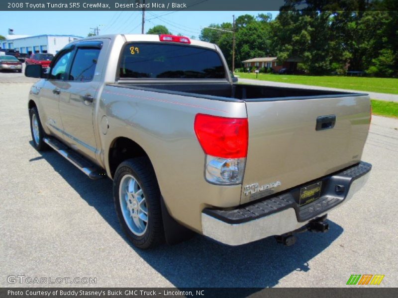Desert Sand Mica / Black 2008 Toyota Tundra SR5 CrewMax
