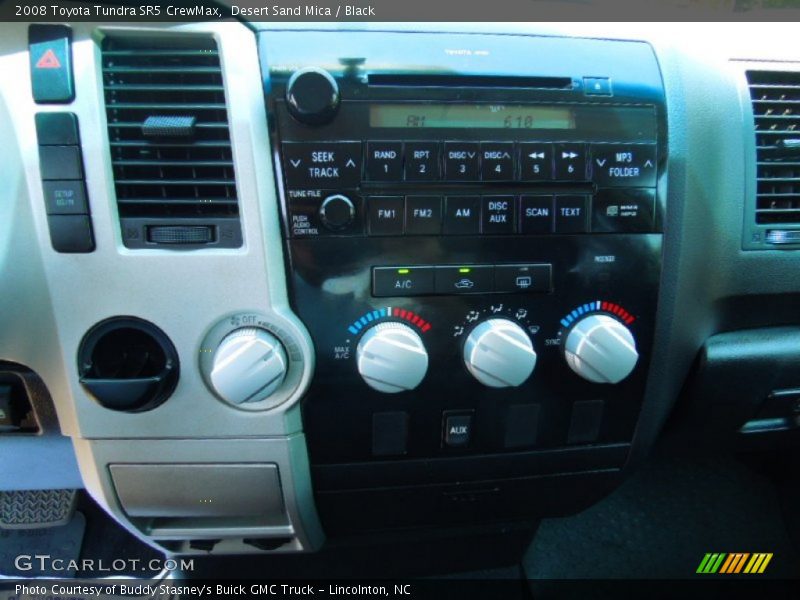 Desert Sand Mica / Black 2008 Toyota Tundra SR5 CrewMax