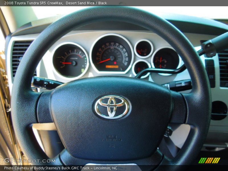 Desert Sand Mica / Black 2008 Toyota Tundra SR5 CrewMax