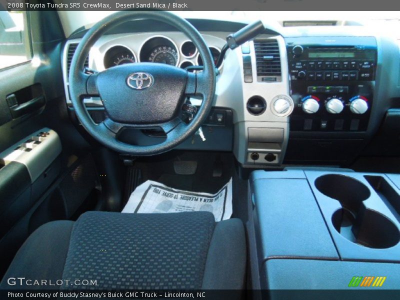 Desert Sand Mica / Black 2008 Toyota Tundra SR5 CrewMax