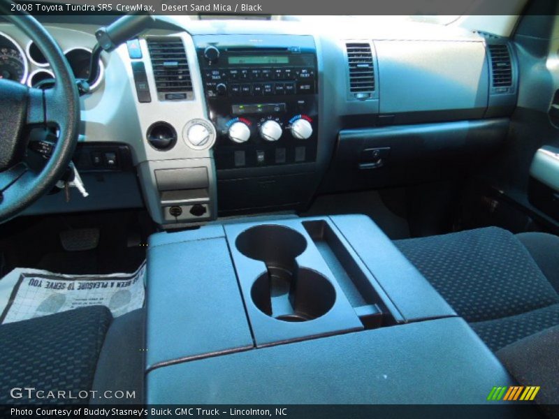 Desert Sand Mica / Black 2008 Toyota Tundra SR5 CrewMax