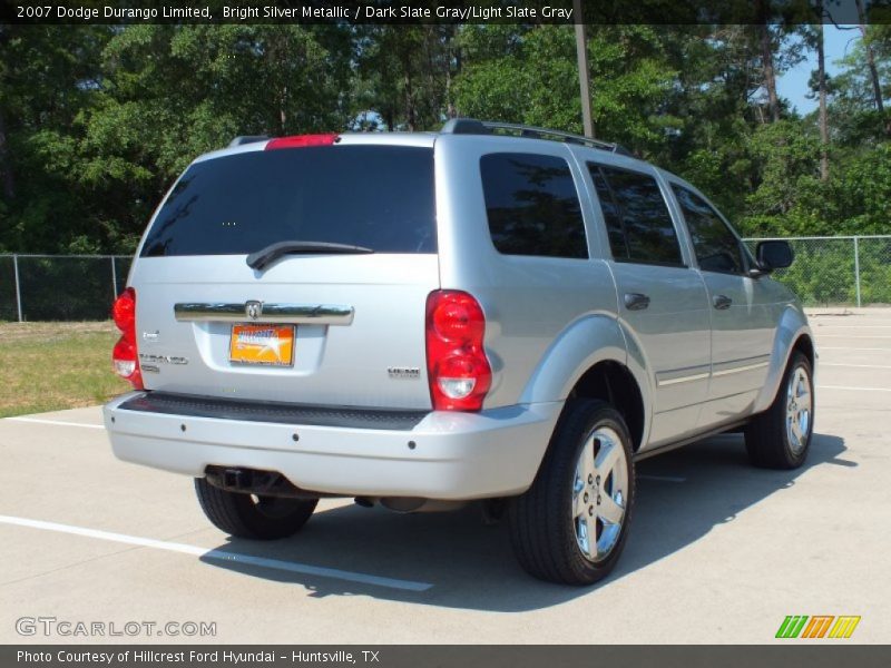 Bright Silver Metallic / Dark Slate Gray/Light Slate Gray 2007 Dodge Durango Limited