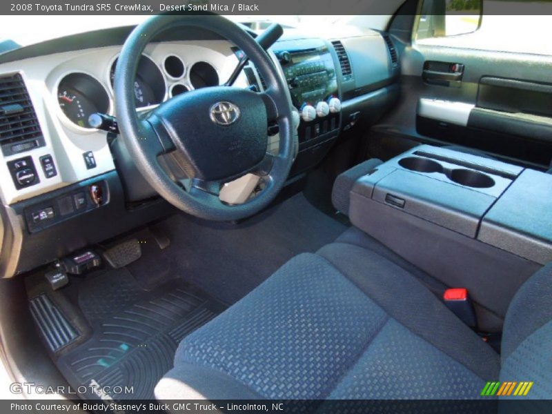 Desert Sand Mica / Black 2008 Toyota Tundra SR5 CrewMax