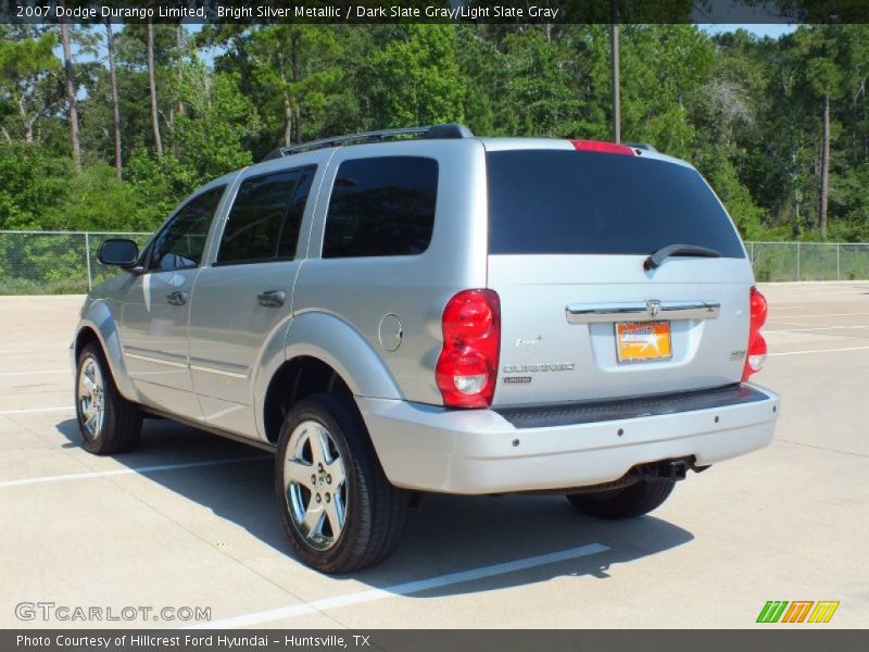 Bright Silver Metallic / Dark Slate Gray/Light Slate Gray 2007 Dodge Durango Limited