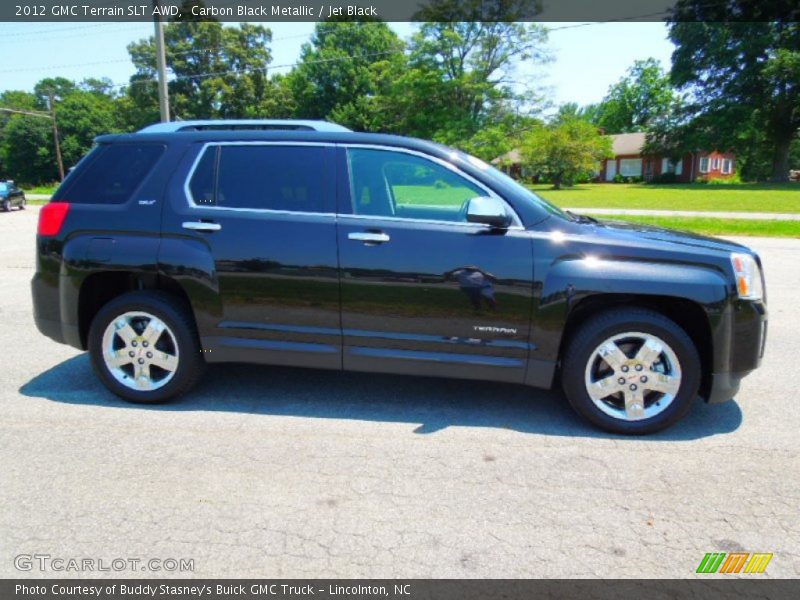 Carbon Black Metallic / Jet Black 2012 GMC Terrain SLT AWD