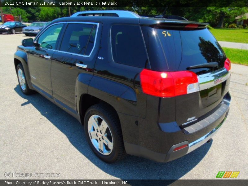 Carbon Black Metallic / Jet Black 2012 GMC Terrain SLT AWD