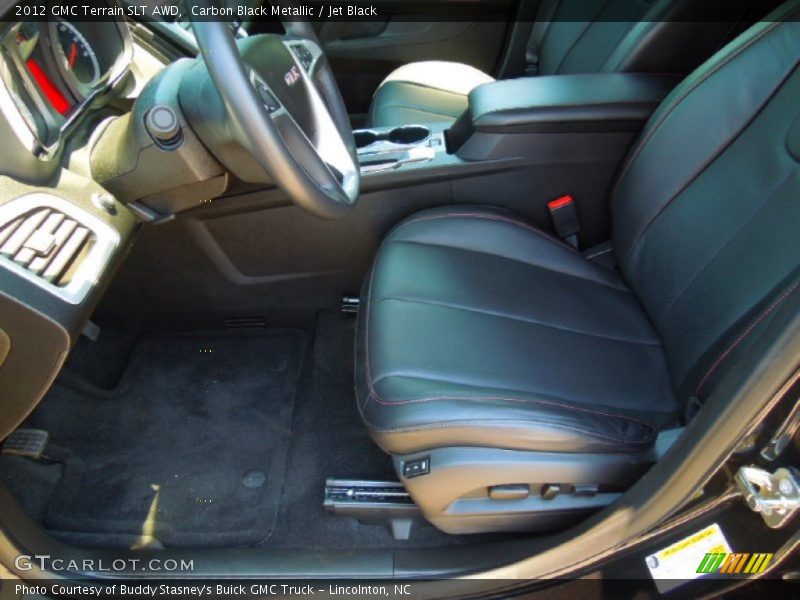 Carbon Black Metallic / Jet Black 2012 GMC Terrain SLT AWD