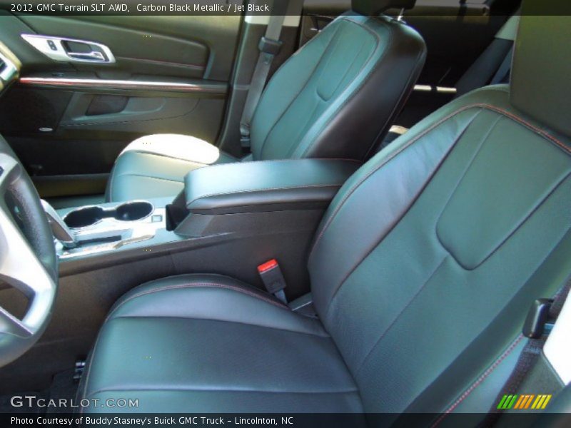 Carbon Black Metallic / Jet Black 2012 GMC Terrain SLT AWD