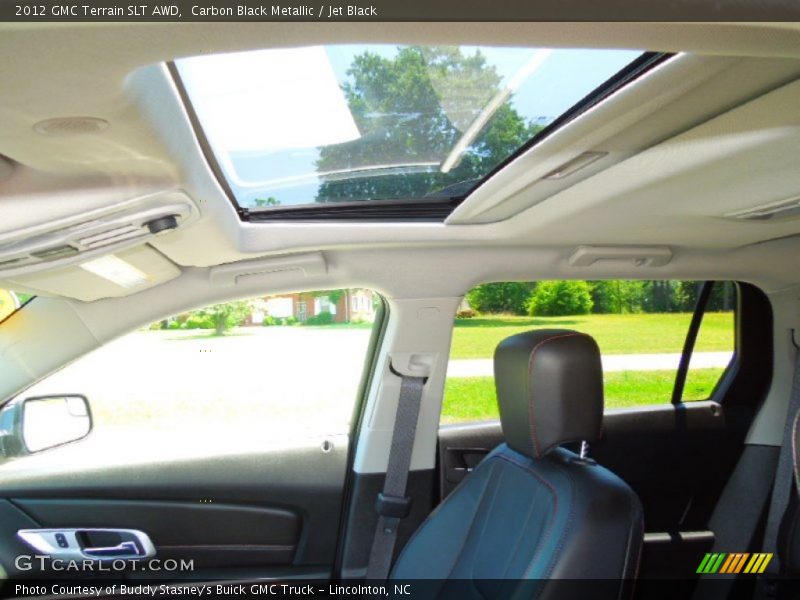 Carbon Black Metallic / Jet Black 2012 GMC Terrain SLT AWD