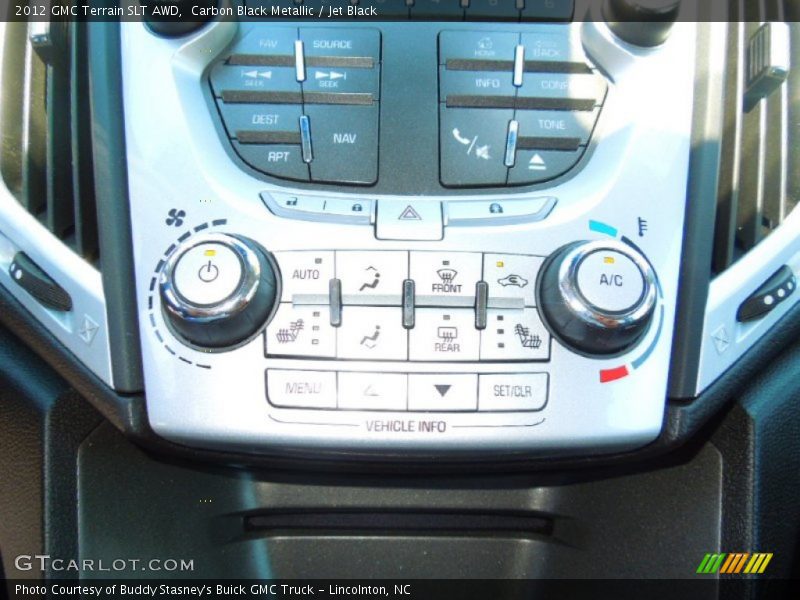 Carbon Black Metallic / Jet Black 2012 GMC Terrain SLT AWD