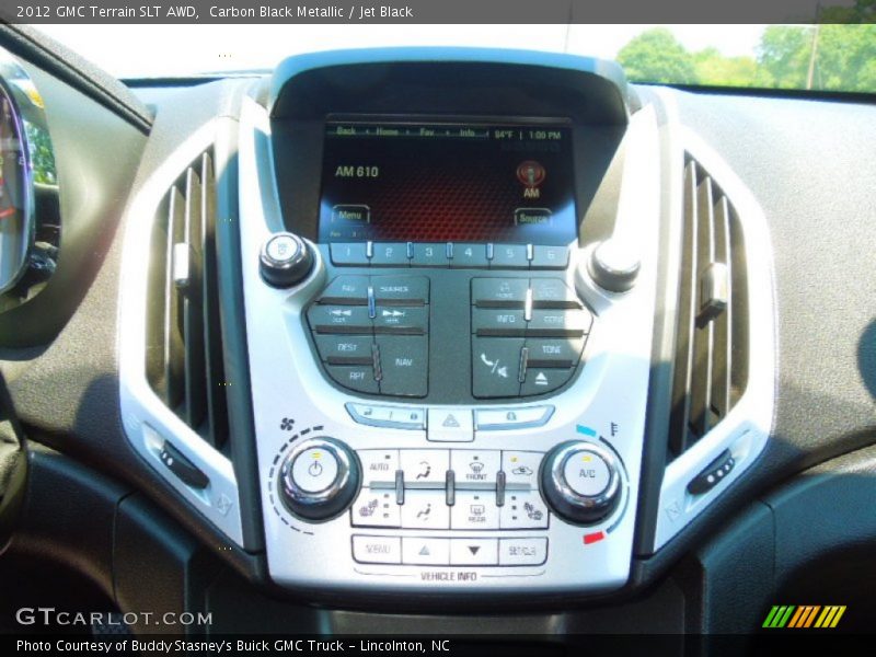 Carbon Black Metallic / Jet Black 2012 GMC Terrain SLT AWD