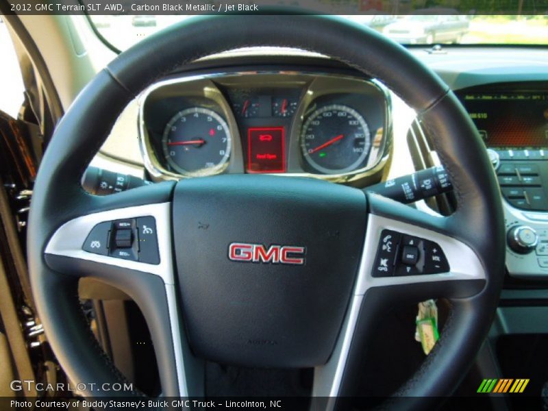 Carbon Black Metallic / Jet Black 2012 GMC Terrain SLT AWD