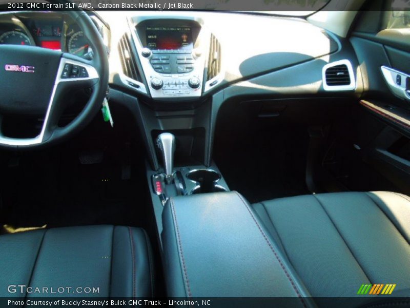 Carbon Black Metallic / Jet Black 2012 GMC Terrain SLT AWD