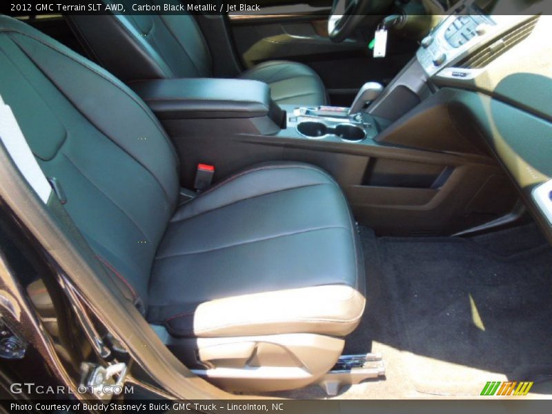 Carbon Black Metallic / Jet Black 2012 GMC Terrain SLT AWD