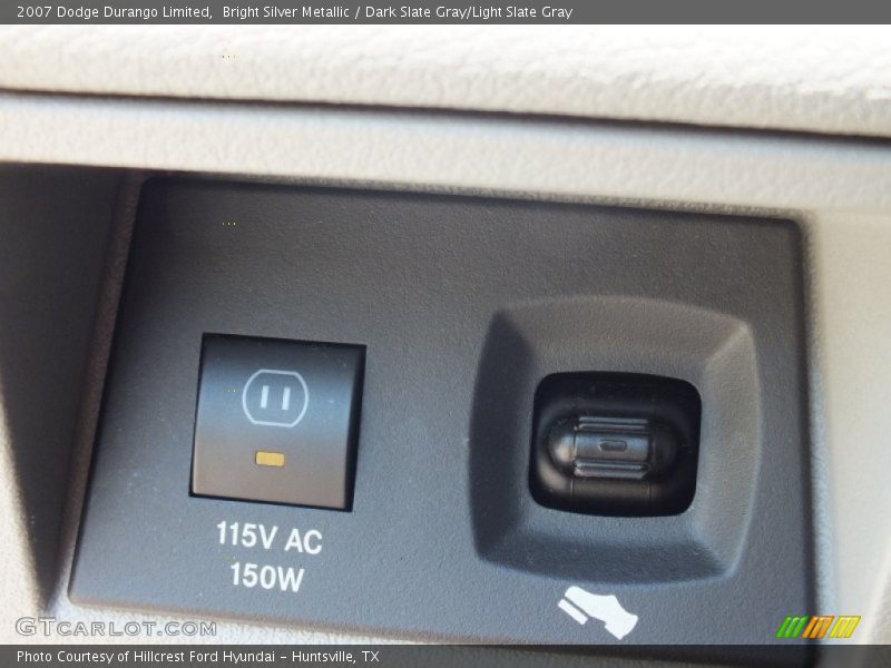 Bright Silver Metallic / Dark Slate Gray/Light Slate Gray 2007 Dodge Durango Limited