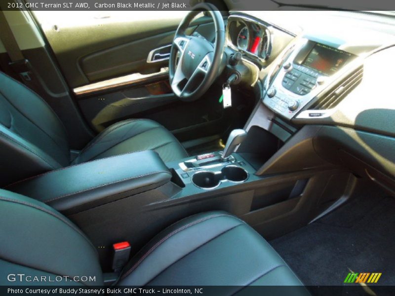 Carbon Black Metallic / Jet Black 2012 GMC Terrain SLT AWD