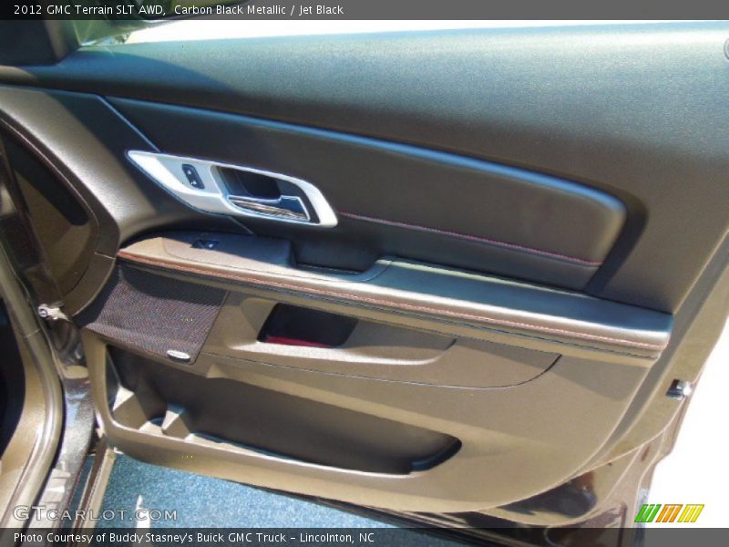 Carbon Black Metallic / Jet Black 2012 GMC Terrain SLT AWD