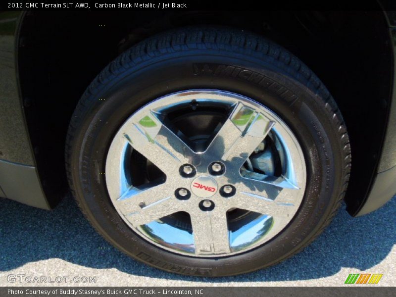 Carbon Black Metallic / Jet Black 2012 GMC Terrain SLT AWD