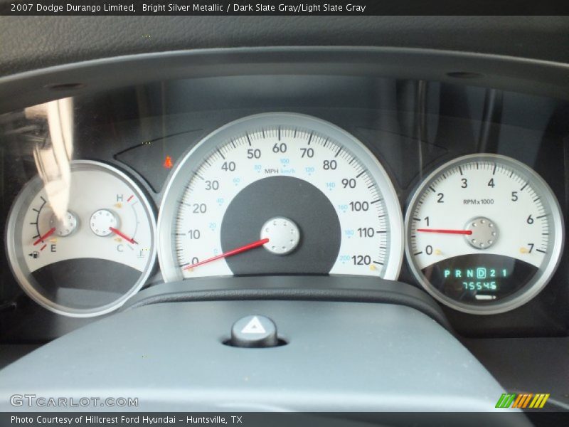 Bright Silver Metallic / Dark Slate Gray/Light Slate Gray 2007 Dodge Durango Limited
