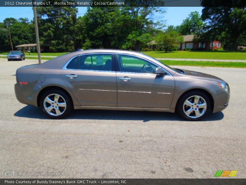 Mocha Steel Metallic / Cocoa/Cashmere 2012 Chevrolet Malibu LT