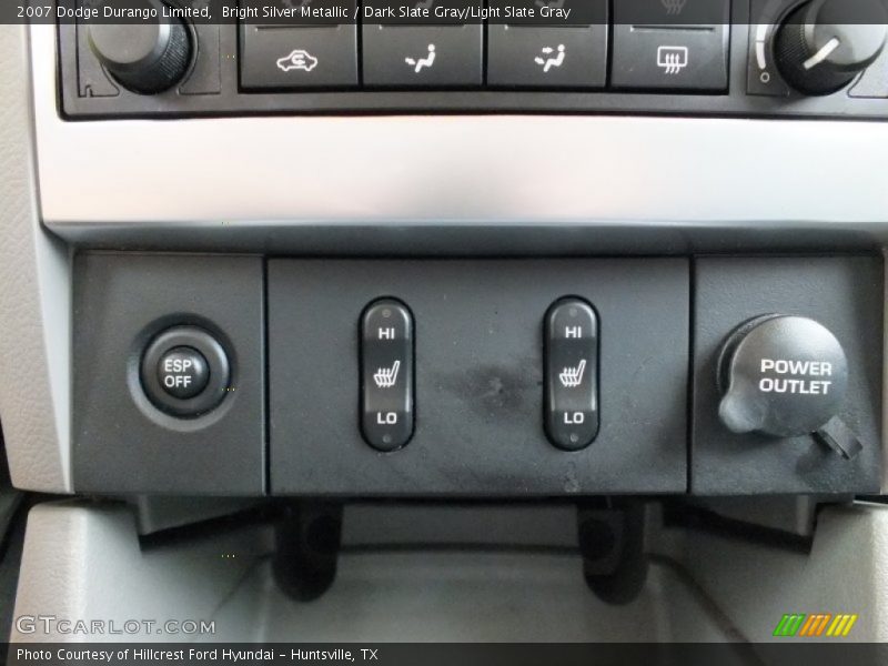 Bright Silver Metallic / Dark Slate Gray/Light Slate Gray 2007 Dodge Durango Limited