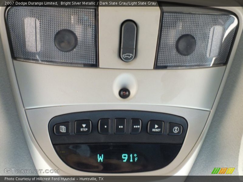 Bright Silver Metallic / Dark Slate Gray/Light Slate Gray 2007 Dodge Durango Limited