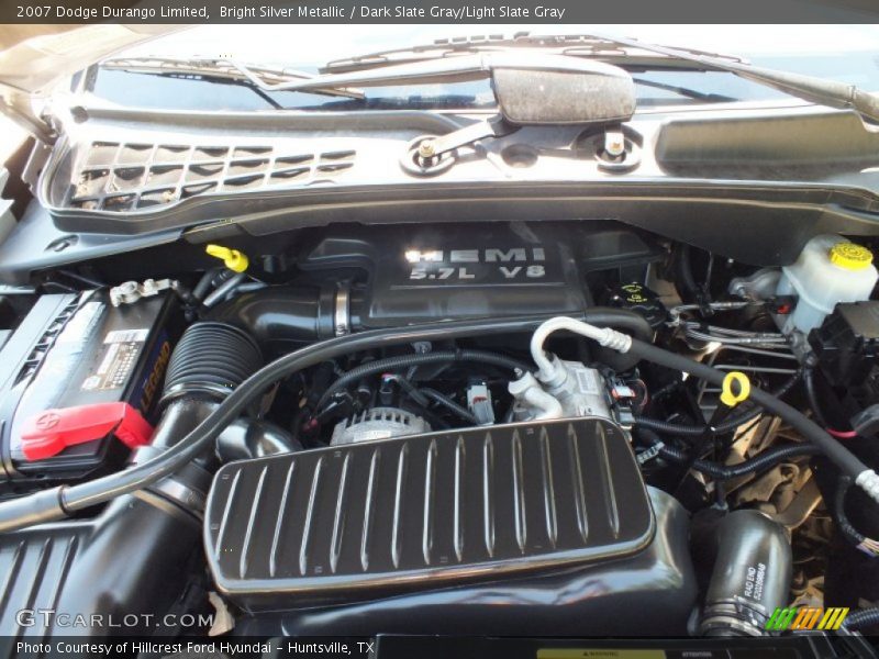 Bright Silver Metallic / Dark Slate Gray/Light Slate Gray 2007 Dodge Durango Limited