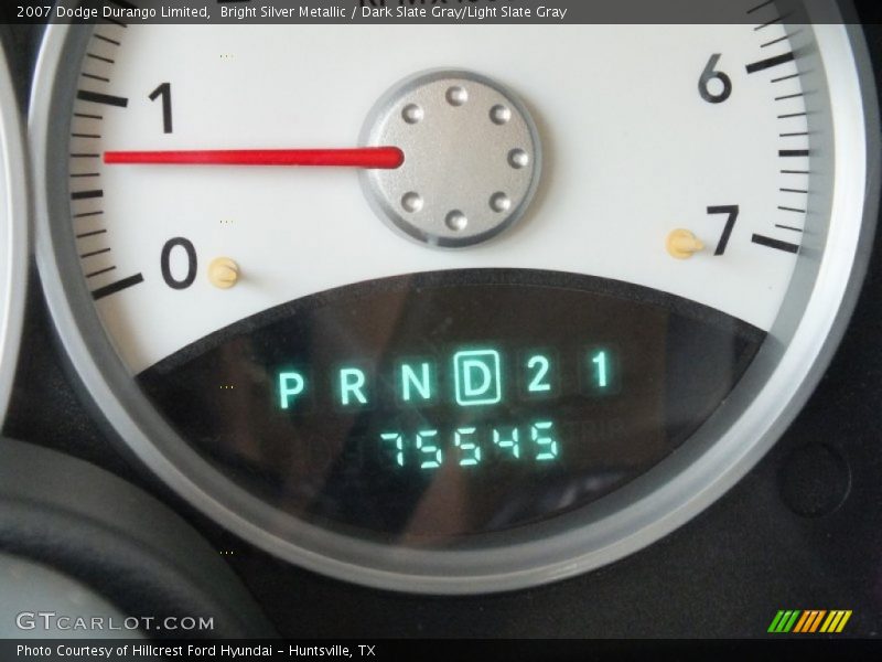 Bright Silver Metallic / Dark Slate Gray/Light Slate Gray 2007 Dodge Durango Limited