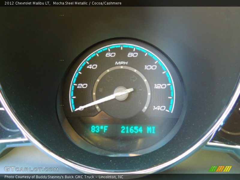 Mocha Steel Metallic / Cocoa/Cashmere 2012 Chevrolet Malibu LT