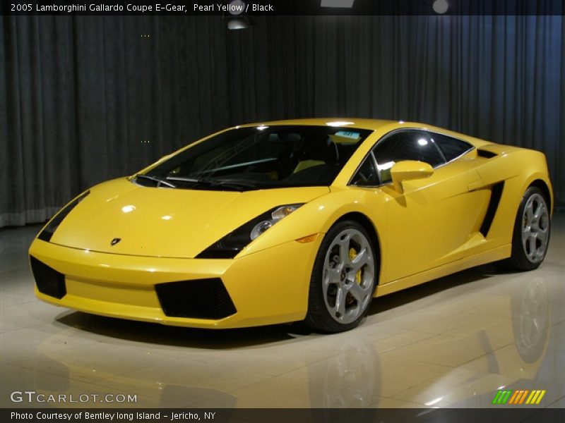 Pearl Yellow / Black 2005 Lamborghini Gallardo Coupe E-Gear