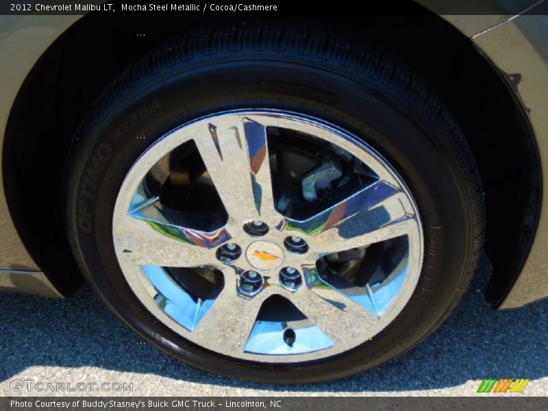 Mocha Steel Metallic / Cocoa/Cashmere 2012 Chevrolet Malibu LT
